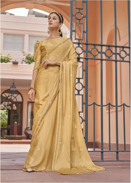 Kalista Inara Pure Chiffon Embroidered Designer Saree Collection
