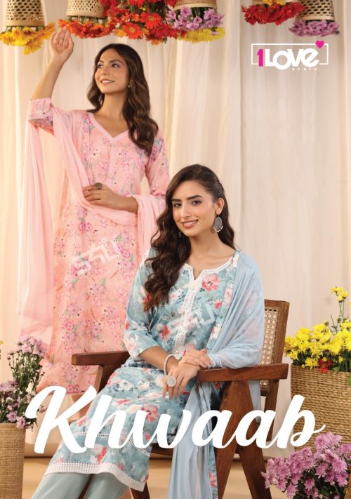 S4u Khwaab 1 Exclusive Designer Trendy Kurti Bottom Dupatta Collection