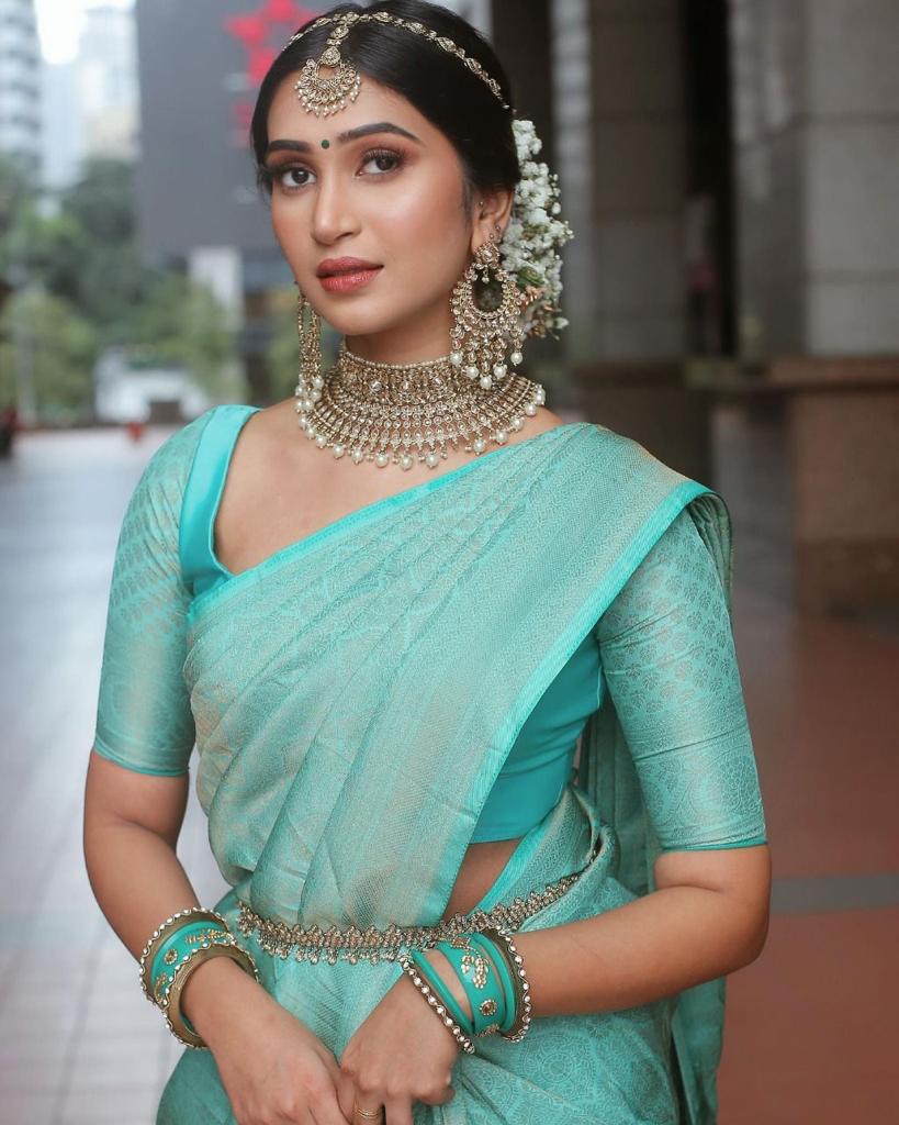 Mamera Litchi Silk Traditional Jacquard Banarasi Silk Saree Collection