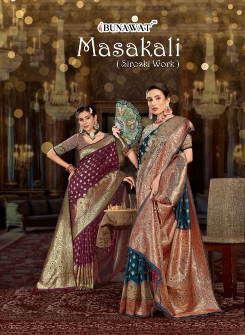 Bunawat Masakali Traditional Banarasi Silk Saree Collection