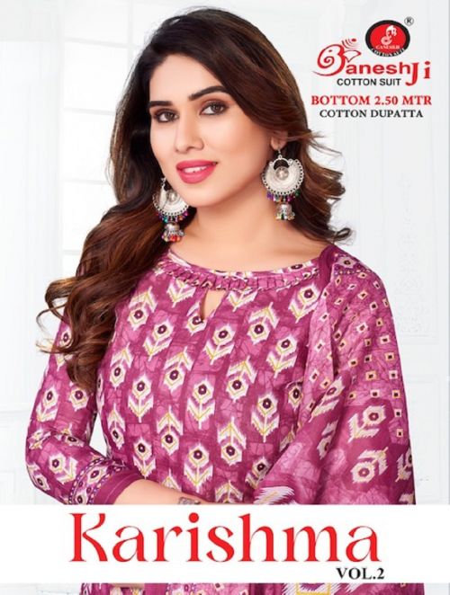 Ganeshji Karishma 2 Indo Cotton Daily Wear Printed Dress Material