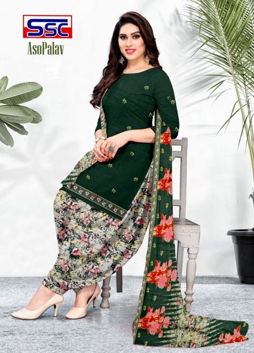 Ssc Asopalav 11 Printed Pure Soft Cotton Dress Material