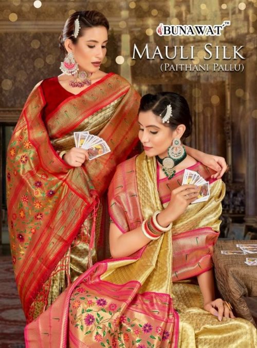 Bunawat Mauli Wedding Paithani Silk Saree Wholesale