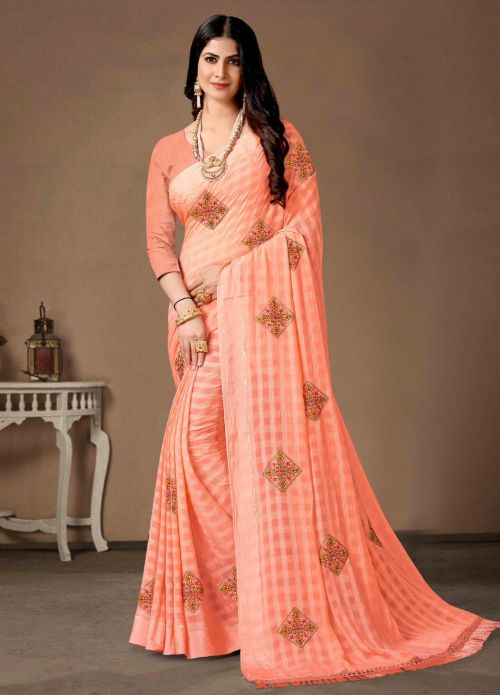 Ronisha Narayani Embroidery Fancy Saree Wholesale