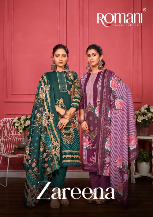 Romani Zareena Printed Designer Soft Cotton Dress Material Collection