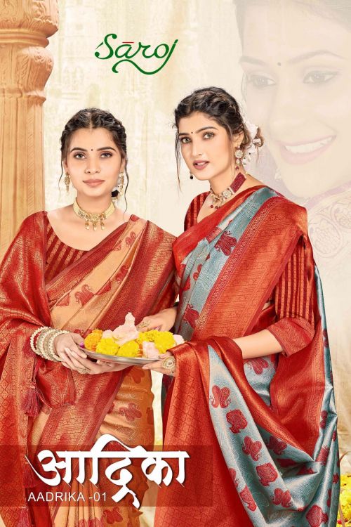 Saroj Aadrika Vol 1 Soft Silk Saree Wholesale