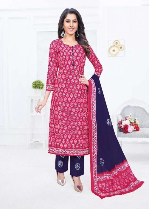 Baalar Battik Special Pent 2 Casual Wear Cotton Kurti Pant With Dupatta