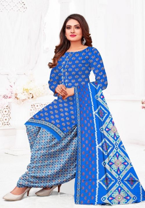 Ganeshji Kesari Patiyala Vol 1 Printed Indo Cotton Dress Material