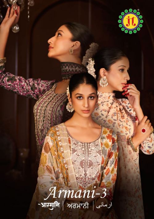 Jt Armani Vol 3 Premium Slub Designer Dress Material Wholesale Price