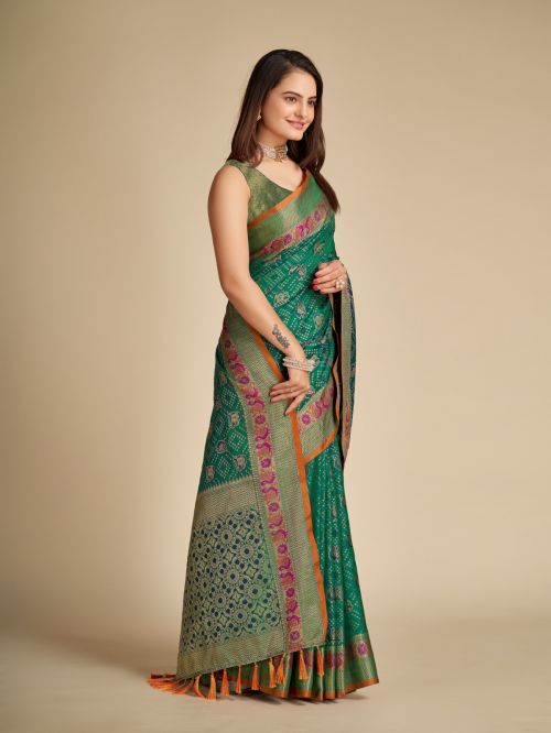 Maahi 111 Party Wear Patola Silk Saree Collection