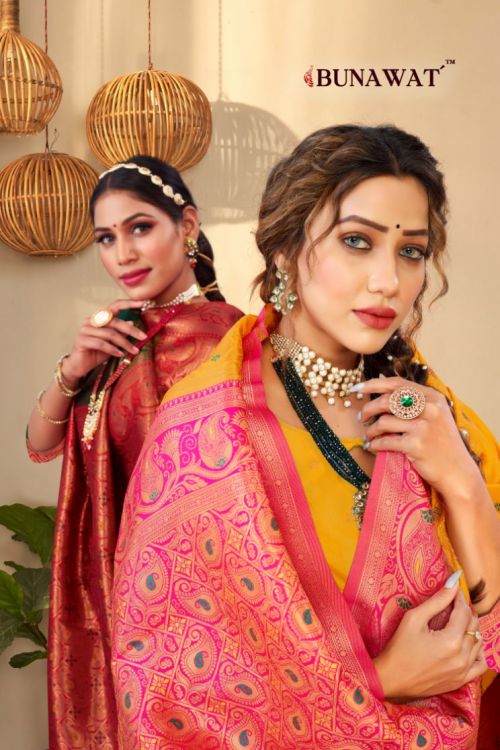 Bunawat Kasturi Designer Banarasi Silk Saree Collection
