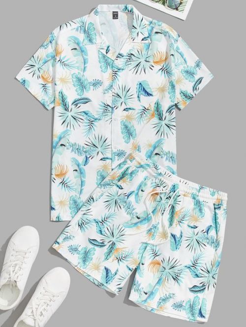A To Z Vol 2 Digital Printed Shirt With Shorts Mens Collection