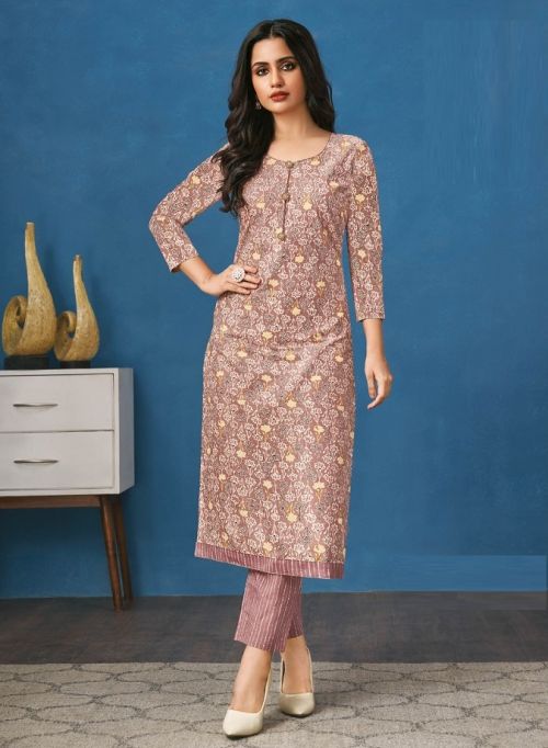 Mcm Priyatama Vol 6 Printed Straight Kurti With Pant Collection