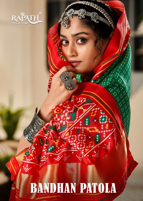 Rajpath Bandhan Patola Wedding Tussar Silk Saree Collection