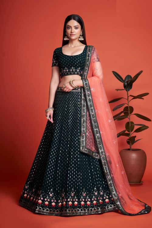 Arya Volume 50 Embroidery Designer Lehenga Choli Collection