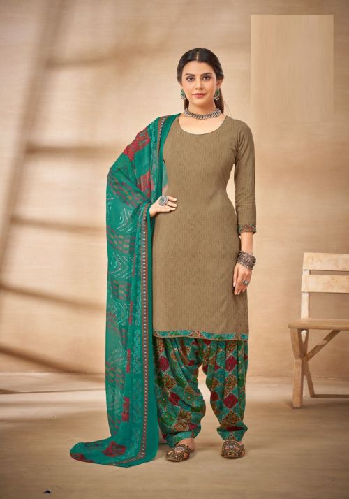 Suryajyoti Gulnar Vol 4 Patiyala Rayon Printed Dress Material