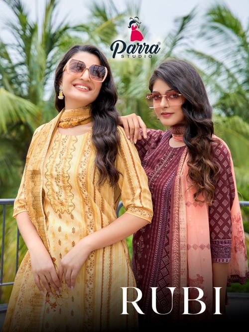 Parra Ruhi Vol 1 Printed Kurti Pant With Dupatta Collection