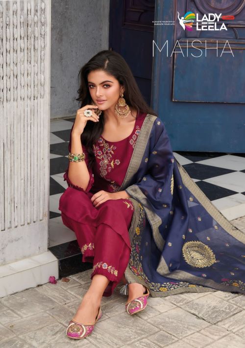 Lady Leela Maisha Premium Designer Kurti Pant With Dupatta