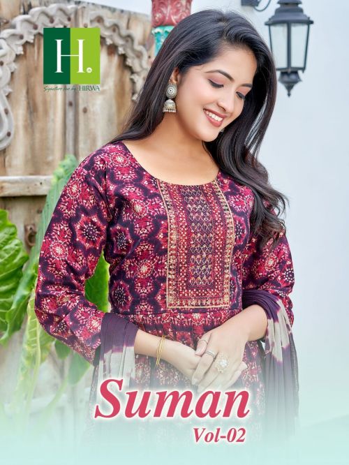 Hirwa Suman Vol 2 Printed Casual Kurti Bottom With Duppata