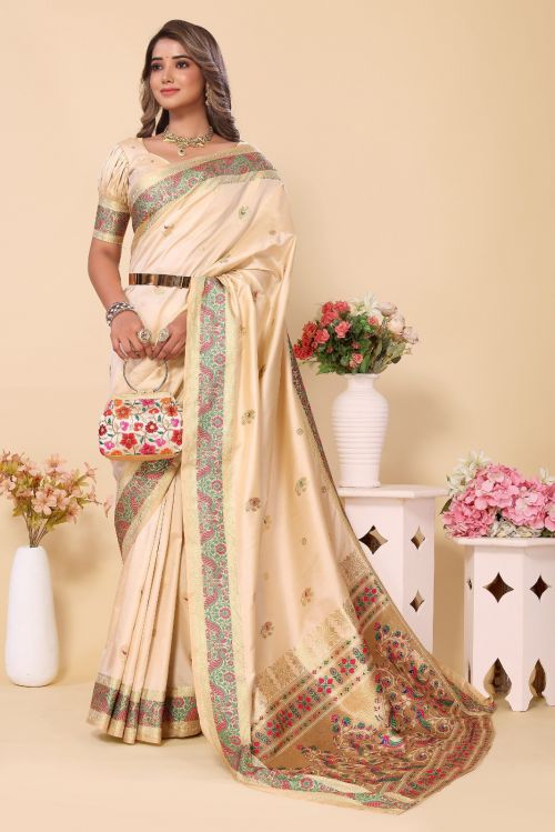 Meera 180 Party Wear Paithani Silk Saree Collection