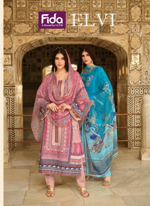 Fida Elvi Wool Designer Pashmina Dress Material Collection