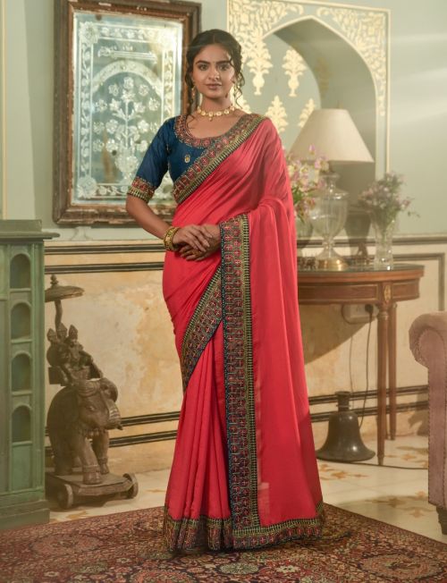 Sc 2001 Traditional Designer Chinon Saree Collection