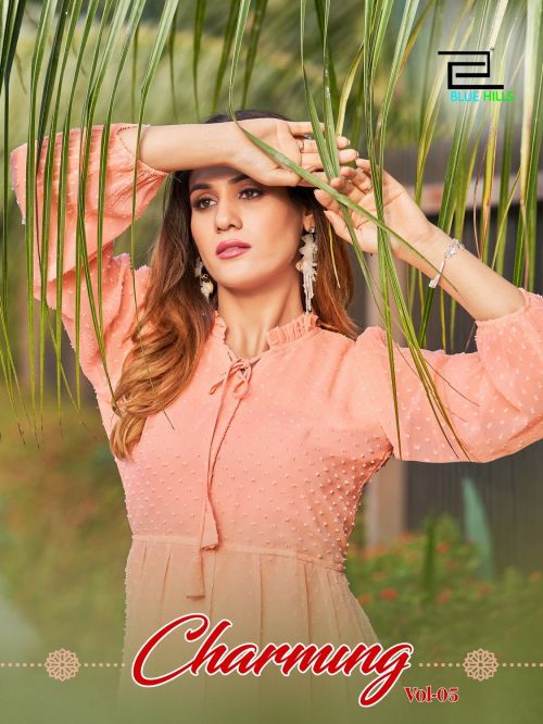 Blue Hills Charming Vol 5 Fancy Tunic Style Kurti Collection