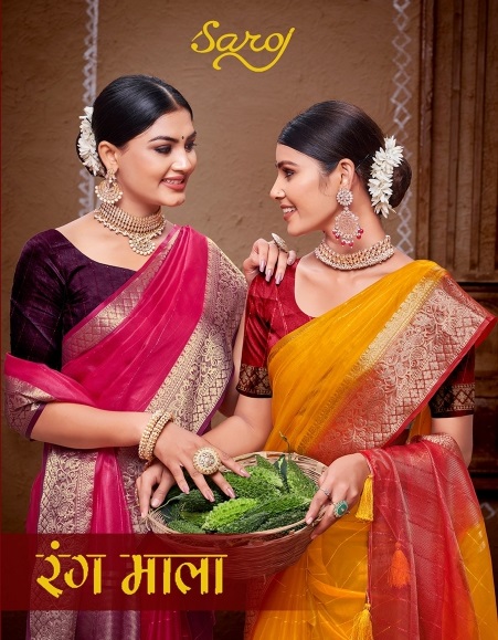 Saroj Rang Mala Sequence Saree Collection