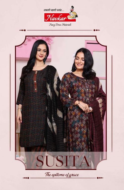 Navkar Susita Festive Wear Kurti Pant With Dupatta Collection