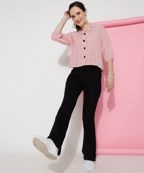 Aakruti Vol 54 Fancy Georgette Chex Stylish Shirt Collection
