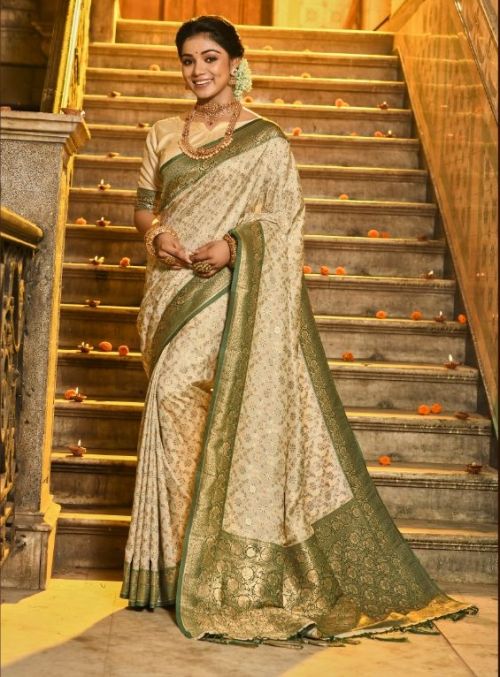 Bunawat Minakari Silk Banarasi Saree Collection
