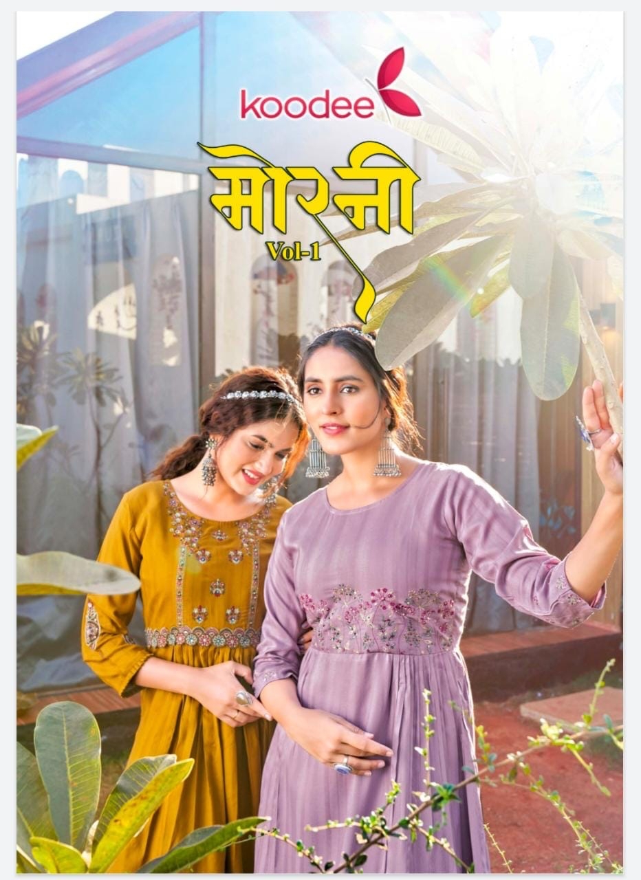 Koodee Morni Vol 1 Designer Nayra Cut Kurti Collection