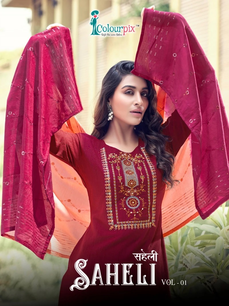 Colourpix Saheli Vol 1 Exclusive Designer ReadyMade Kurti Set