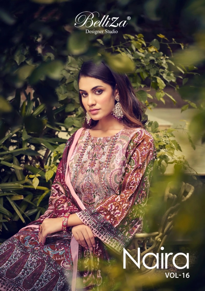 Belliza Naira Vol 16 Premium Designer Cotton Dress Material