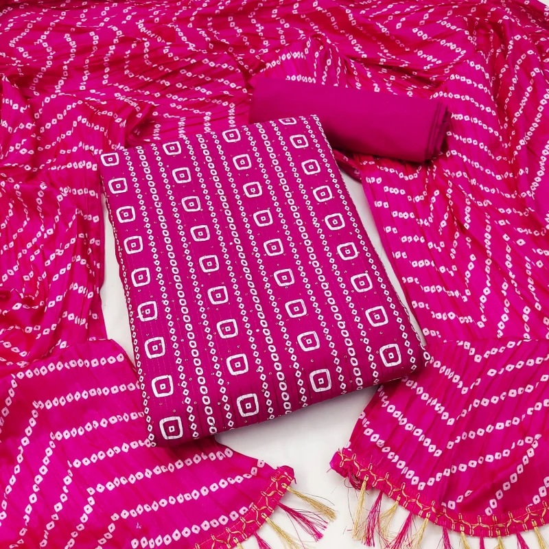 Color Set 9027 Printed Regular Wear Cotton Dress Material