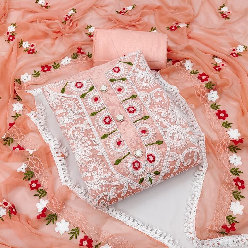 Jimmy Suits 101 Embroidery Dress Material