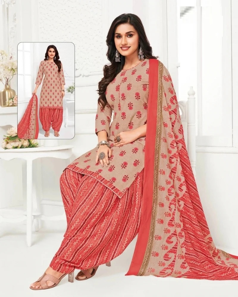 Suryajyoti Trendy Patiyala Vol 10 Cotton Dress Material Collection