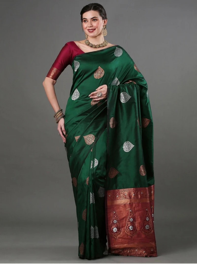 Banarasi 30144 Soft Silk Jacquard Banarasi Saree Collection