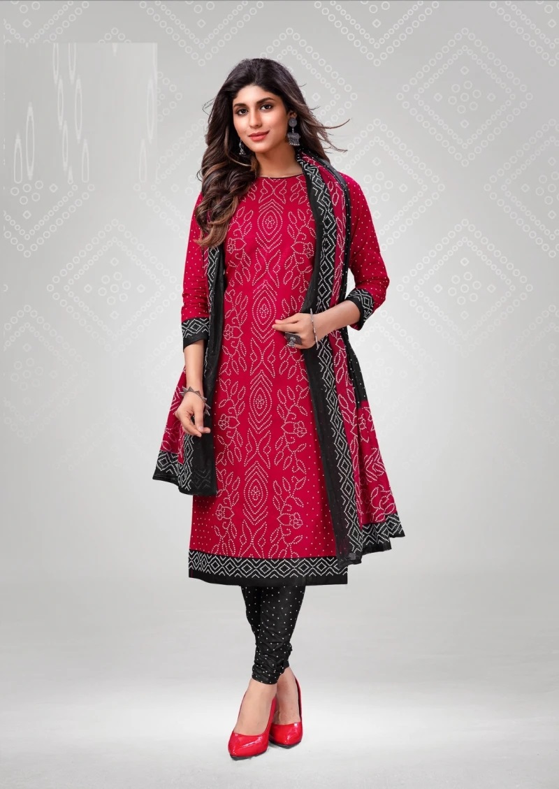 Deeptex Classic Chunaris Vol 30 Cotton Bandhani Printed Dress Material