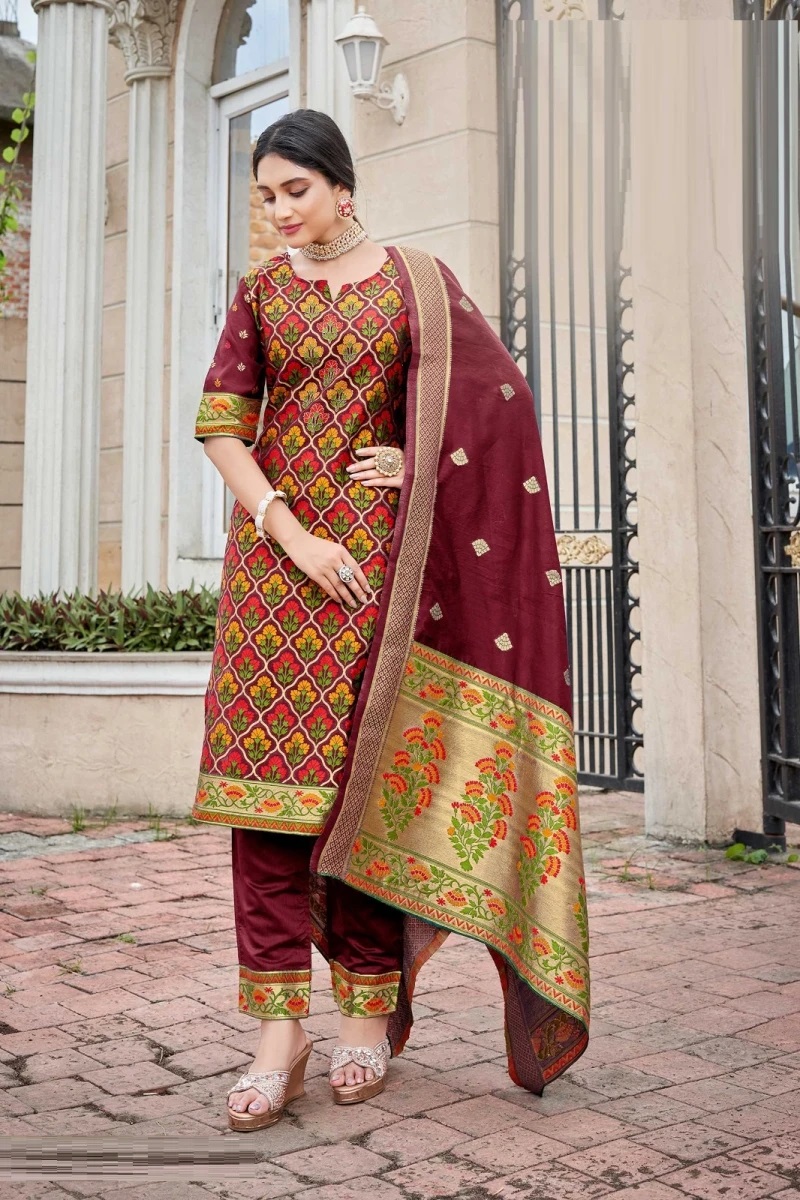 Vitara Adakari 1043 To 1046 Model Readymade Dress Collection