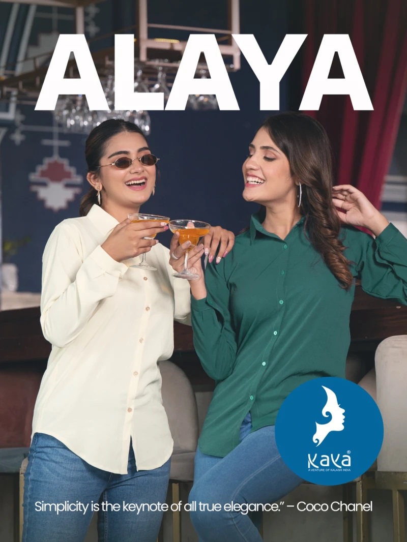 Kaya Alaya Western Tunic Wear Fancy Shirt Collection