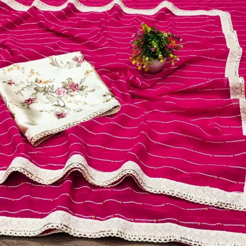 4020 Beautiful Soft Georgette Saree Collection