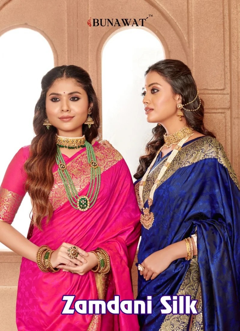 Bunawat Zamdani Designer Banarasi Silk Saree Collection