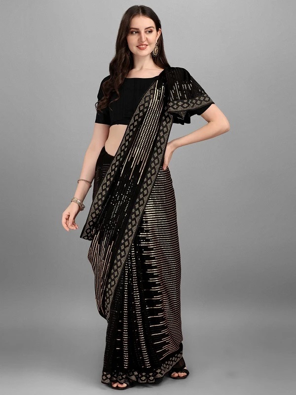 Pyramid 01 Georgette Trending Wear Saree Collection