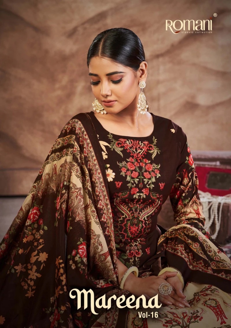 Romani Mareena Vol 16 Premium Soft Cotton Salwar Suit Collection