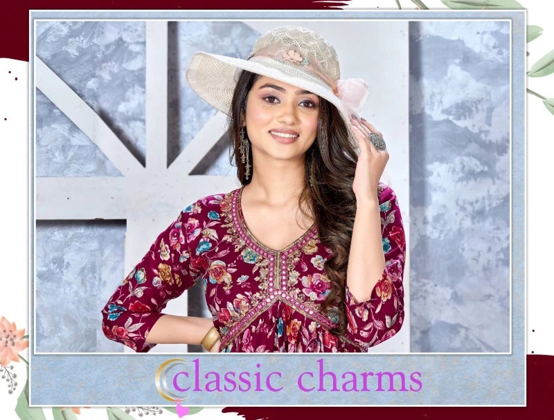 Beauty Queen Classic Charm Bombay Rayon Designer Kurti