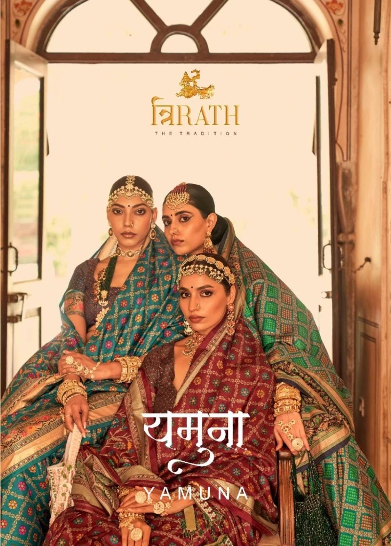Trirath Yamuna Wedding Wear Saree Collection