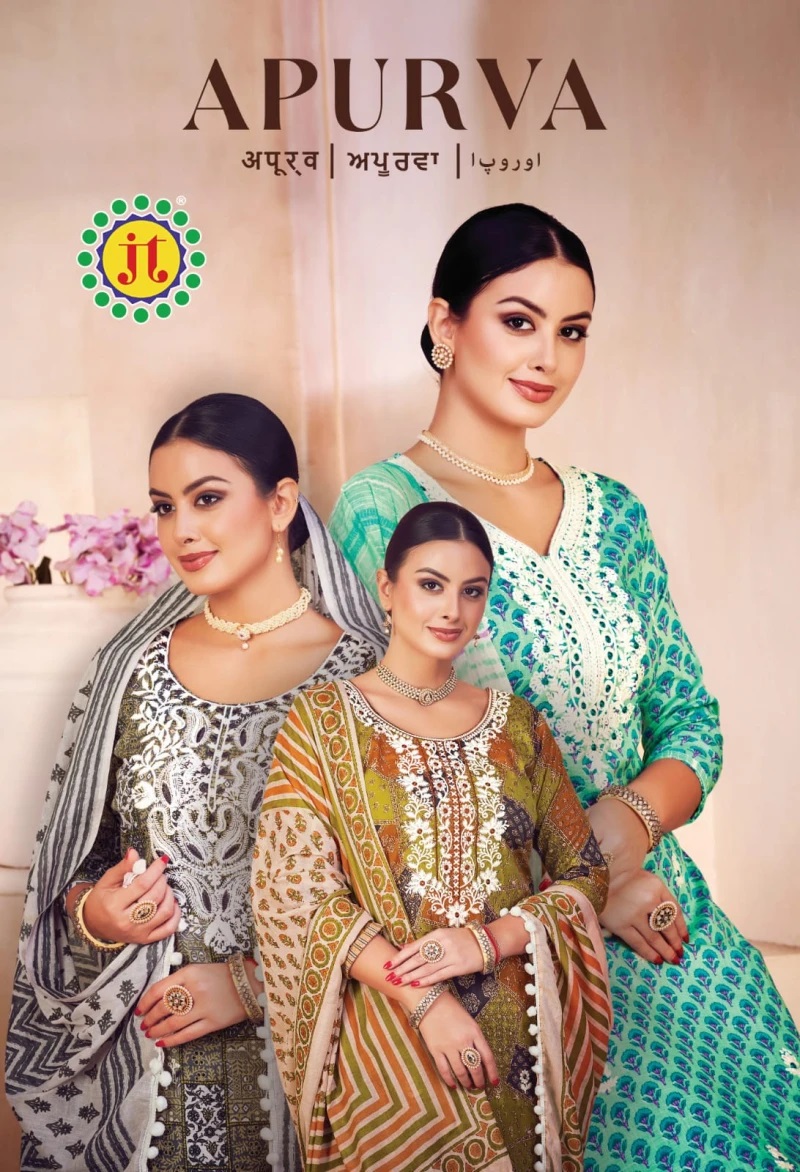 Jt Apurva Printed Dress Material Collection