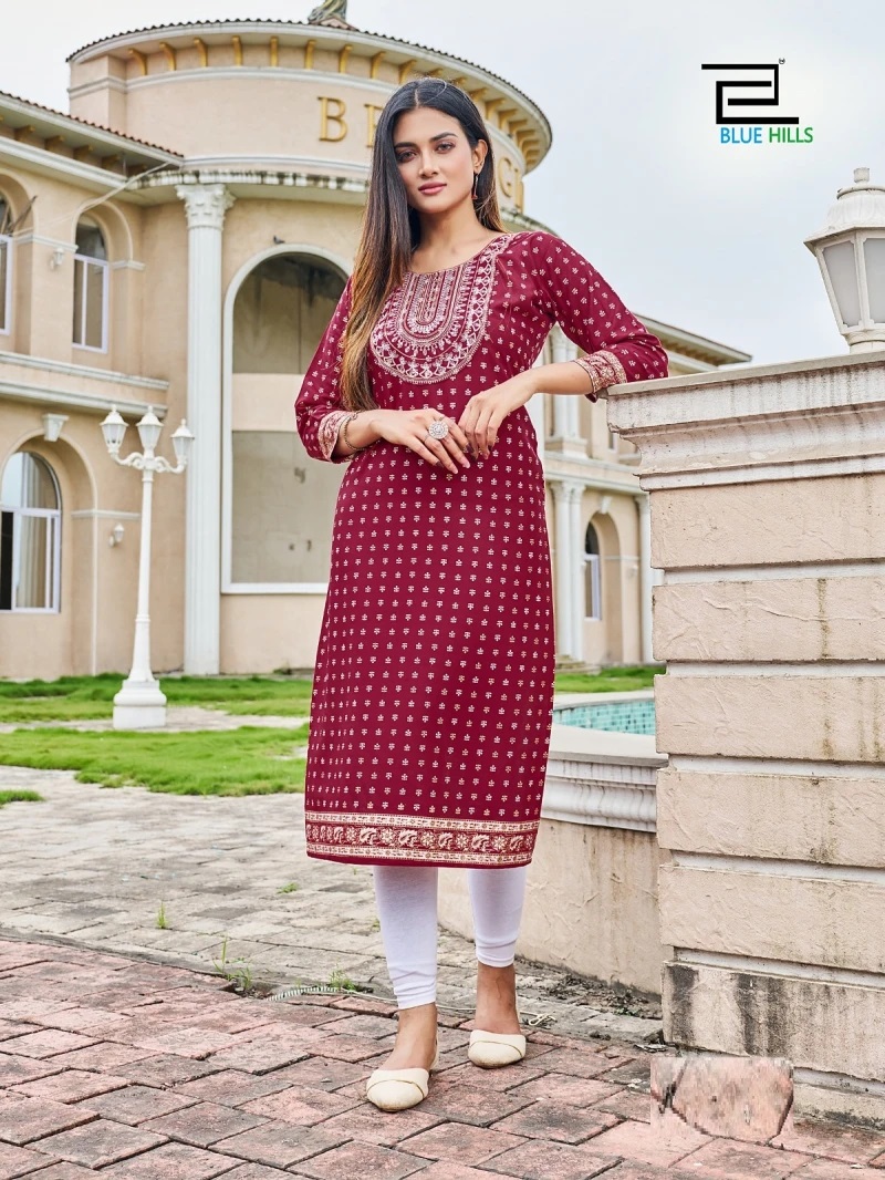 Blue Hills Festival Night Short Vol 1 Casual Kurti Collection