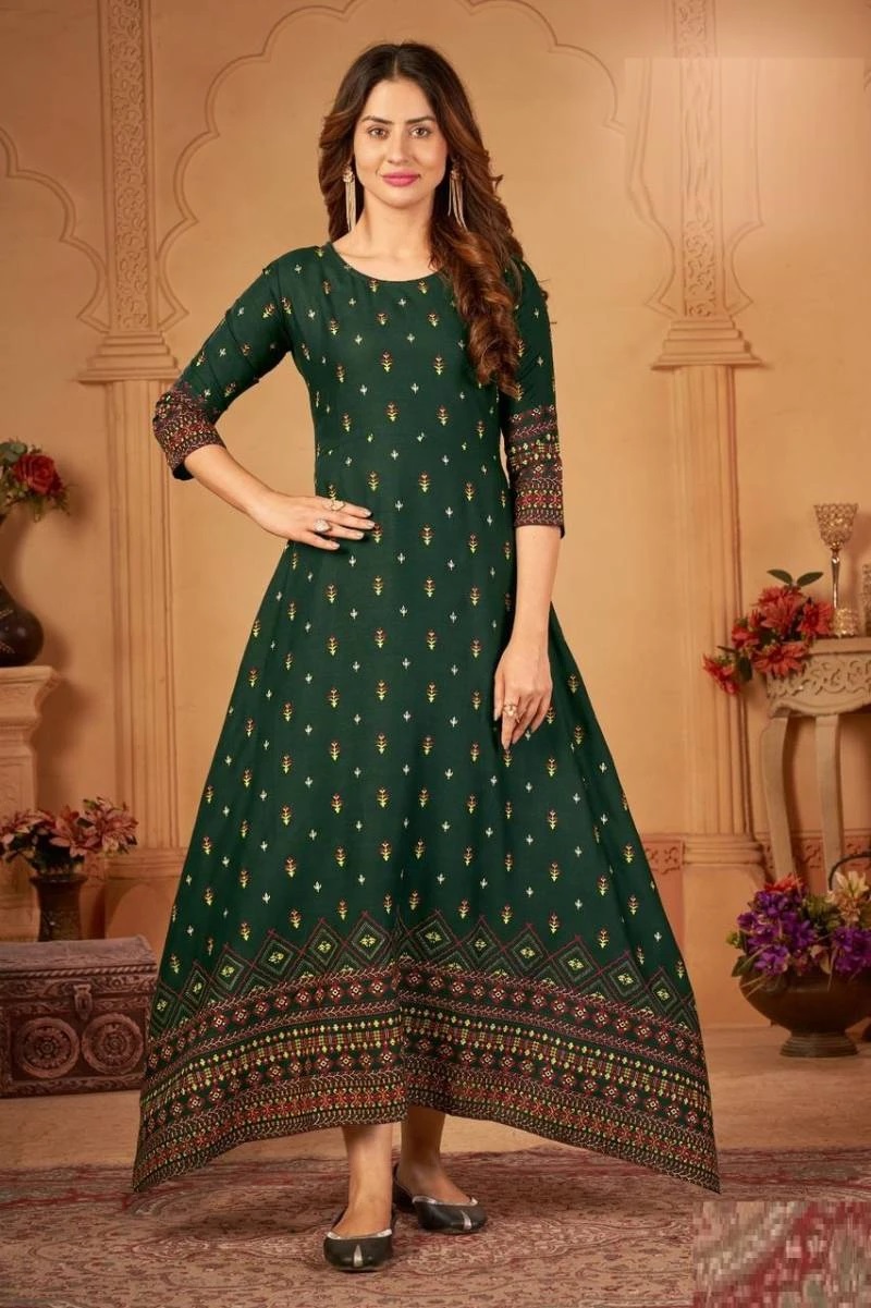 Blue Hills Walkway Vol 45 Long Kurti Collection